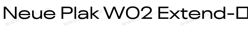 Neue Plak W02 Extend字体转换
